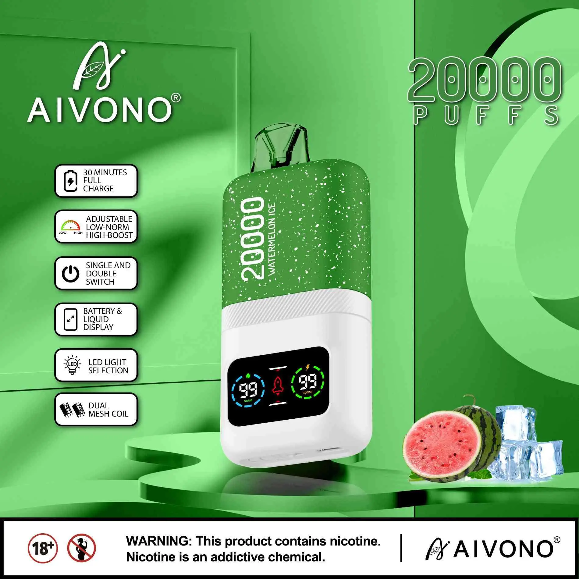 Custom AivonoAIM MAGIC 20000 | Removable Battery Design + Uninterrupted Power for Outdoor Adventures, Hotel Smoke Detection Friendly Fogging Signature Exporters, Product