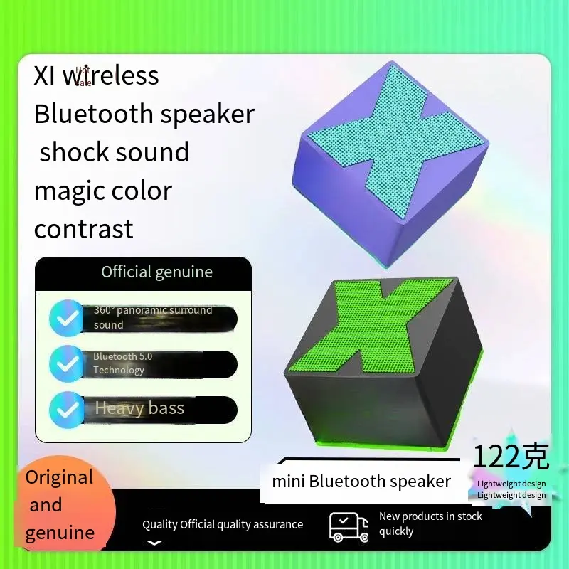Wholesale X1 New Mini Mini Outdoor Portable Metal Smart Wireless Bluetooth Audio Gift Desktop Small  Audio Supplier, Product