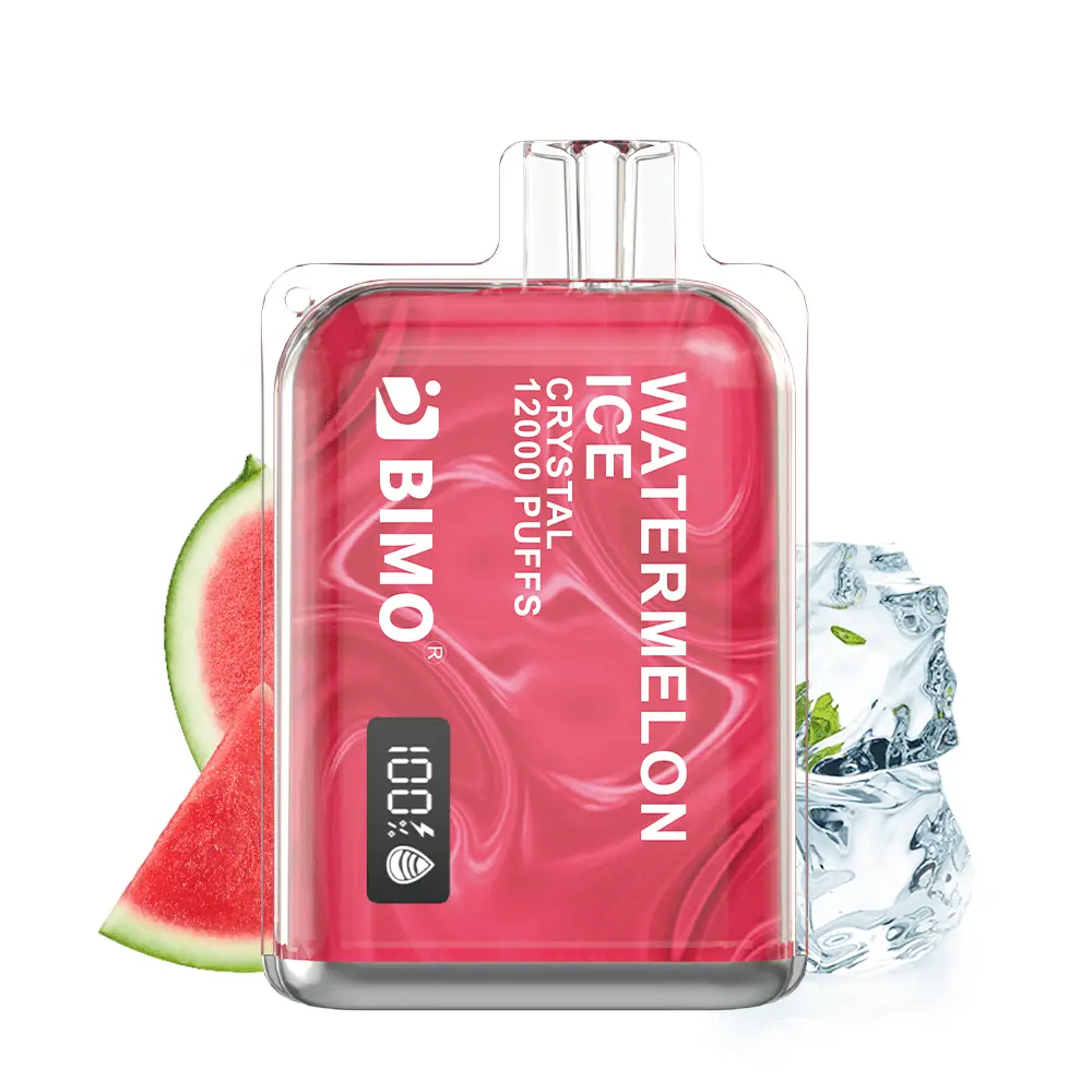 Custom BIMO Crystal 12000 Puffs Transparent Body Design: 12,000 Mouths Long Life + Crystal Translucent Fogging Factories, Exporters