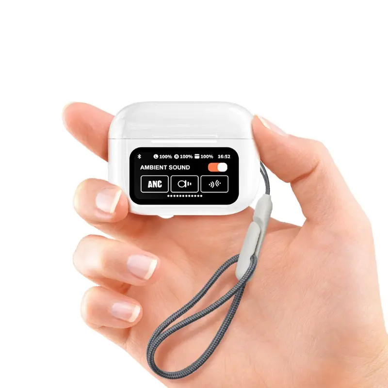 Custom Five Generations Of A9Pro Bluetooth Headset Display Ultra-Long-Lasting ANC Noise-Canceling V8 Wireless Headset Manufacturers, Factories