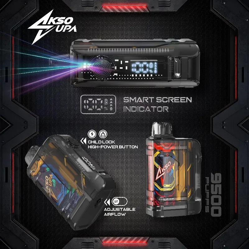 Famous AKSO Supa 9500 The best partner for sports -- Portable Electronic Cigarette Supplier, Product