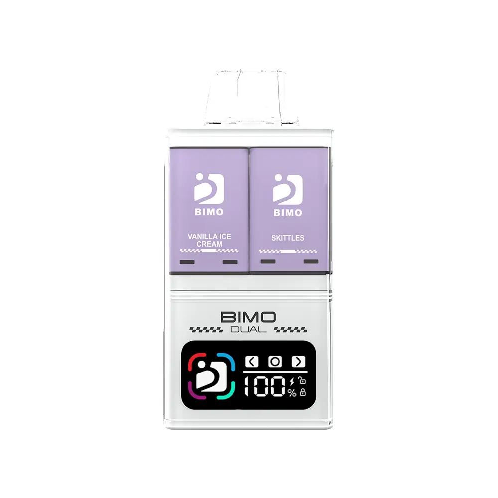Best BIMO DUAL 15K DUAL FLAVOR SWITCHING ELECTRIC CIGARETTE: 15,000 puffs of Double Flavor Freedom + Mesh Wick Instant Experience Supplier, Factories