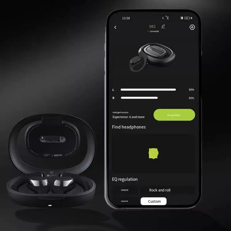 Wholesale Elephant Nose D82 Bluetooth Headset - Low Latency, Sports Design Manufacturer, Supplier