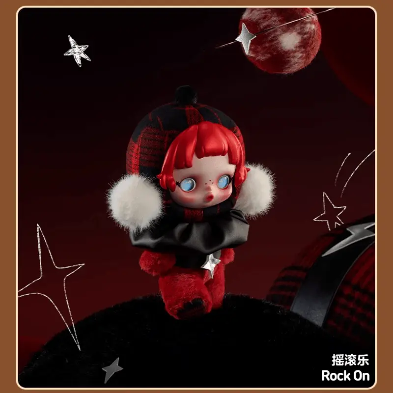 Best POPMART Bubble Mart Θ SKULLPANDA Winter Music Series Plush Doll Gift Supplier, Factories