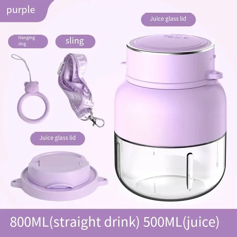 Wholesale Multifunctional Portable Takeaway Juicer USB Cordless Mini Juice Mug Can Crush Ice