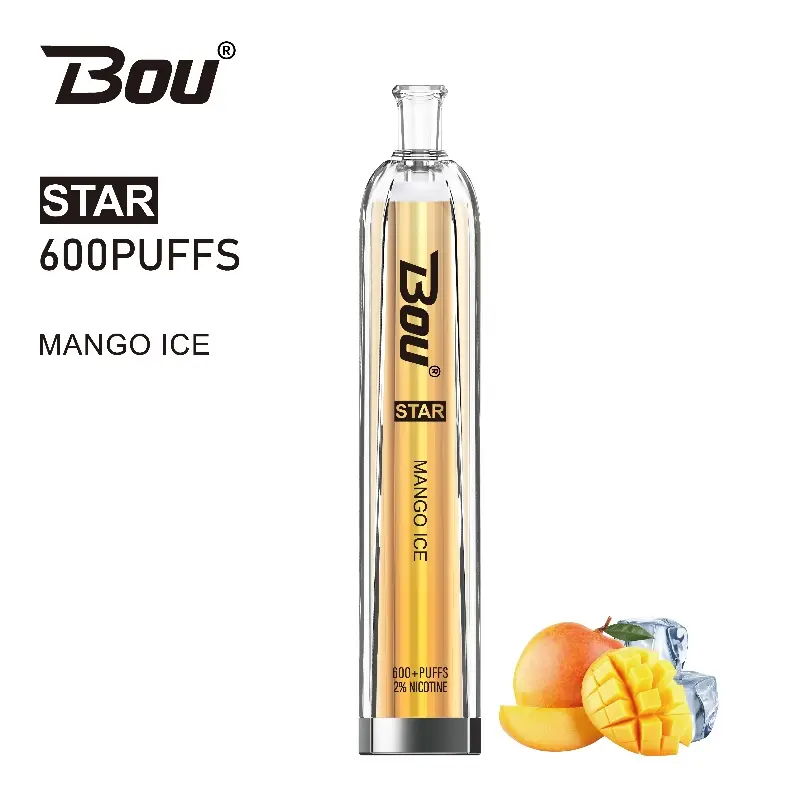 Custom BOU Star 600 Puffs - Trendy Disposable Vape for You! Factory, Product