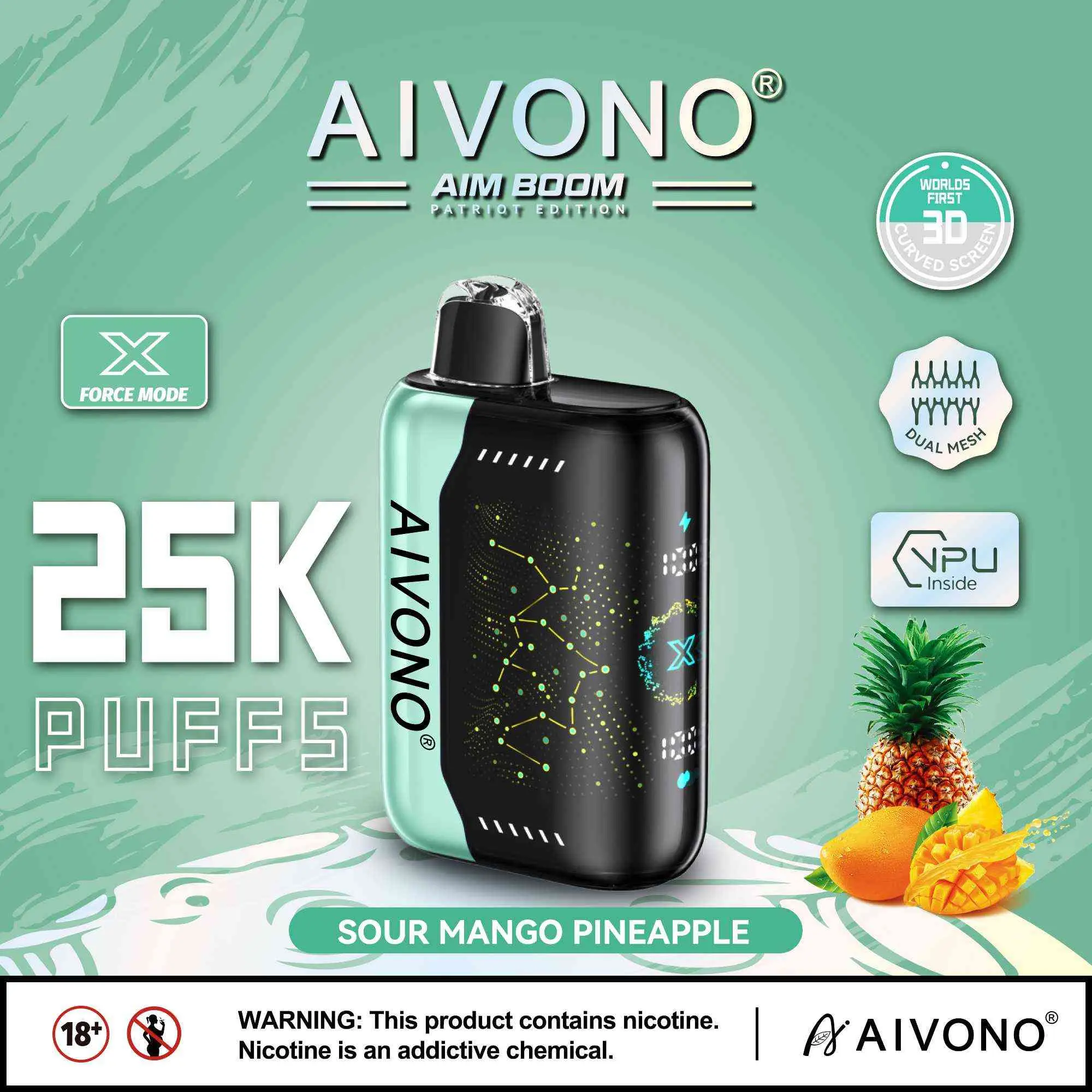 Best AIVONO AIM BOOM 25000 | Geek Vape Compatible Design + Disneyland Play-Free Atomization Flagship Manufacturers, Exporters