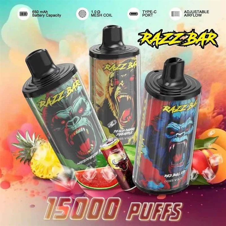 Best RAZZ BAR 15000 Puff Disposable Vape - Festival Ready Long-Lasting Vape Supplier, Service