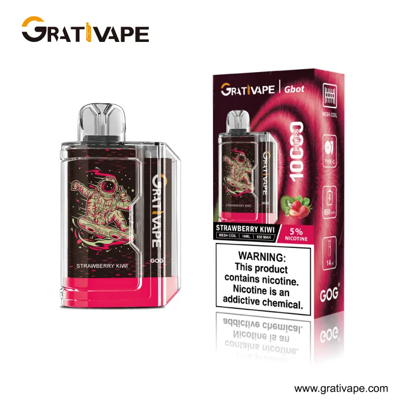 Wholesale GrativapeGbot10000 Disposable E-Cigarette: ISO Certified Vape Oil + Leak Proof Design
