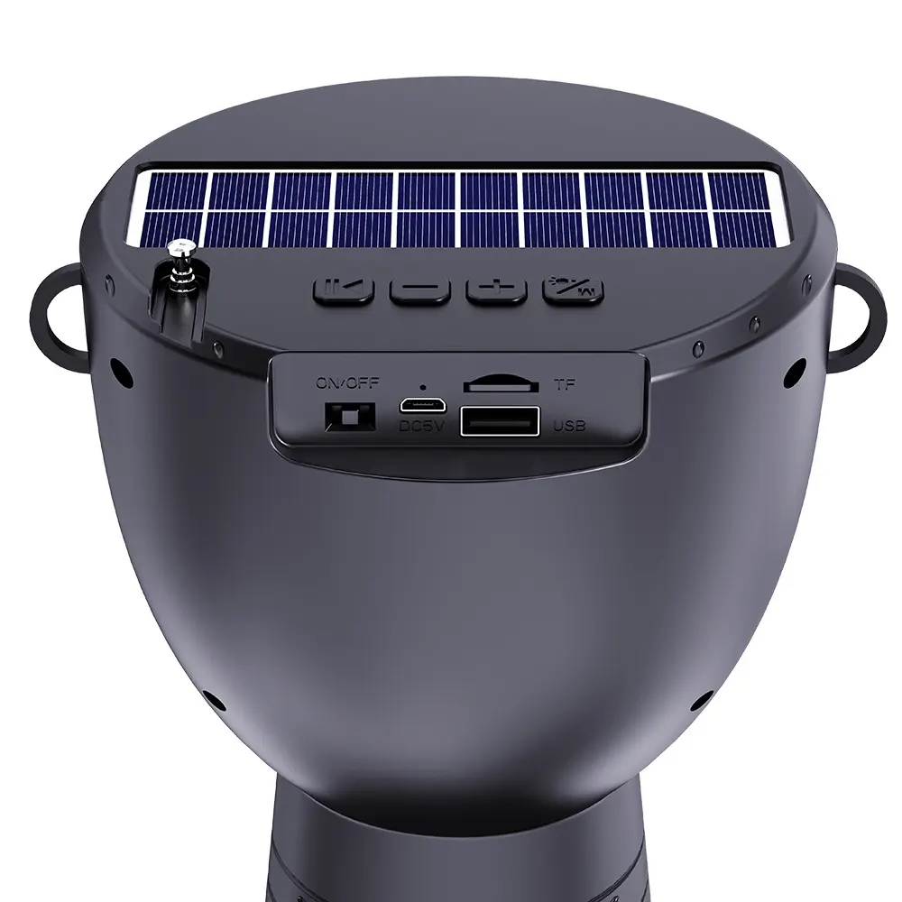 Wholesale African Drum Speaker Wireless Bluetooth Outdoor Multi-functional Solar Speaker Foreign Trade Audio Plug-in Speaker Supplier, Suppliers