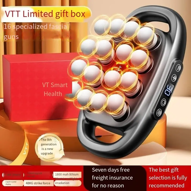Wholesale VTT Liquid Crystal Multi-Head Deep Tissue Massager Manufacturer, Service