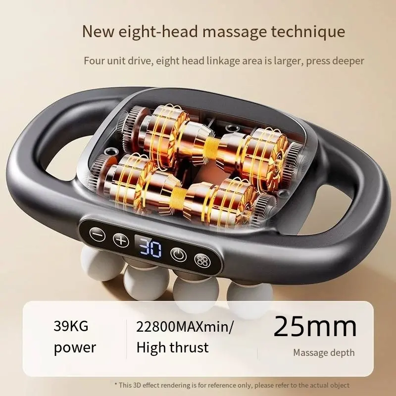 Wholesale VTT Liquid Crystal Multi-Head Deep Tissue Massager Manufacturer, Service