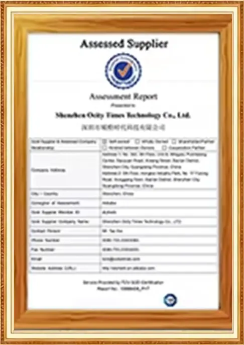 Quality Standard Certificate 4
