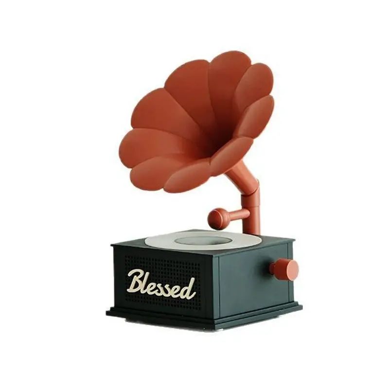 Best Vintage Bluetooth Phonograph Speaker with Harman Sound & Ambient Light Suppliers, Factories