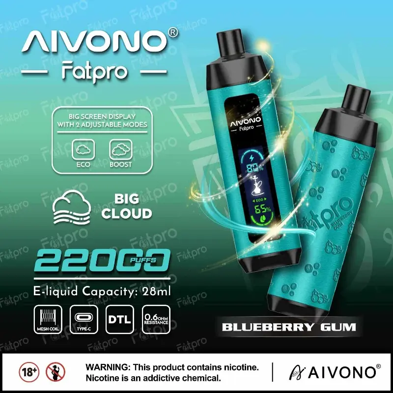 Best AIVONO AIM FATPRO 22000 Puffs - Rich Flavor Experience Supplier, Factory
