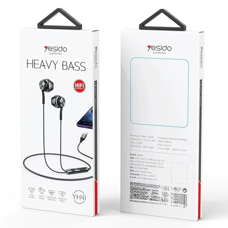 Famous Type-C In-Line Wired Headset for Huawei, Xiaomi, MacBook Product, Service