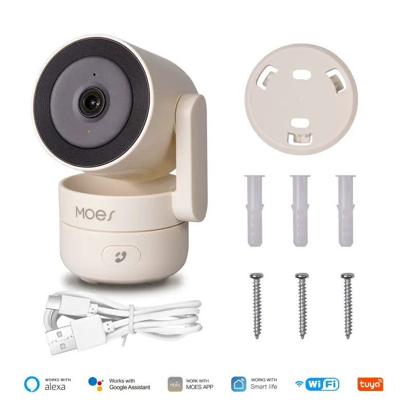 Wholesale Graffiti WiFi Smart Home Indoor PTZ 4MP Smart Security Camera IR Night Vision Motion Monitor Product, Service