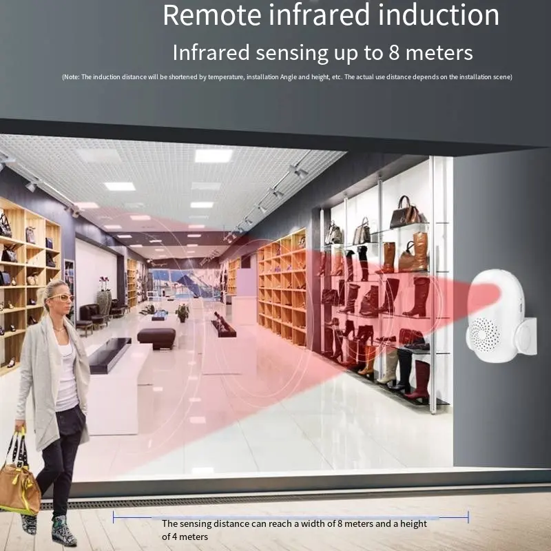 Custom Intelligent Welcome Infrared Sensor Doorbell KERUI-M1 New Daytime Welcome and Nighttime Burglary Prevention Suppliers, Factory