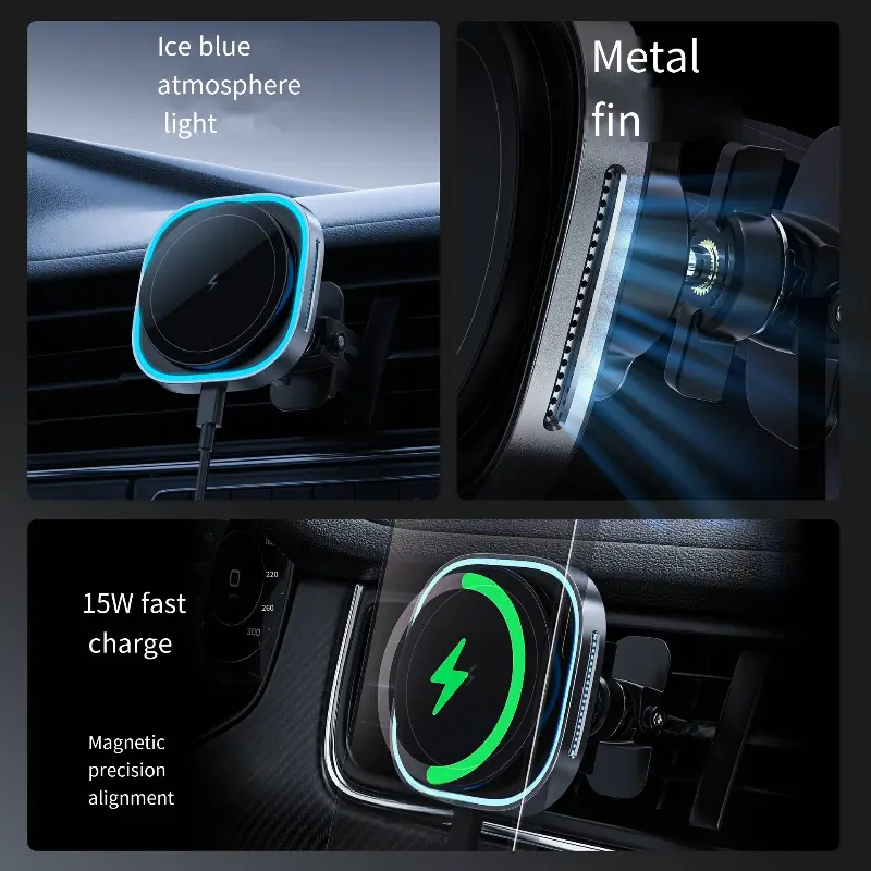 Custom Customized for Apple iphone16 Qi2 New Cross-border Car Carrying Magnetic 15W Wireless Charger Exporters, Products