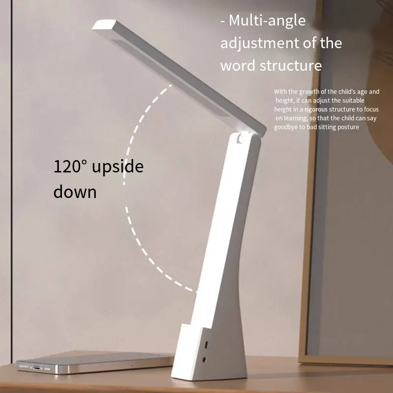 Wholesale Portable Dual-Use Rechargeable LED Eye-Care Desk Lamp Factories, Exporter