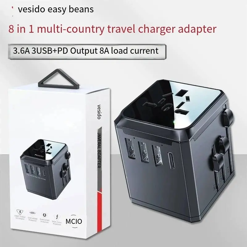 Famous Travel Plug Multifunctional Conversion SocketGlobal Conversion SocketBritish USB Fast Charger Converter Factories, Service