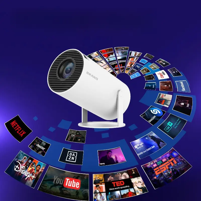 Best HY300Pro Ultra HD 1080p Home Theater Home Use Portable Wall Projector Suppliers, Factories