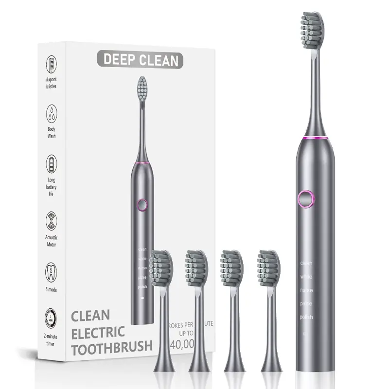 Famous Magnetic Levitation Cleaning Rechargeable High-end Gift Soft & Hard Bristle Electric Toothbrush Supplier, Exporters