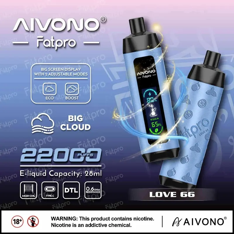 Best AIVONO AIM FATPRO 22000 Puffs - Rich Flavor Experience Supplier, Factory