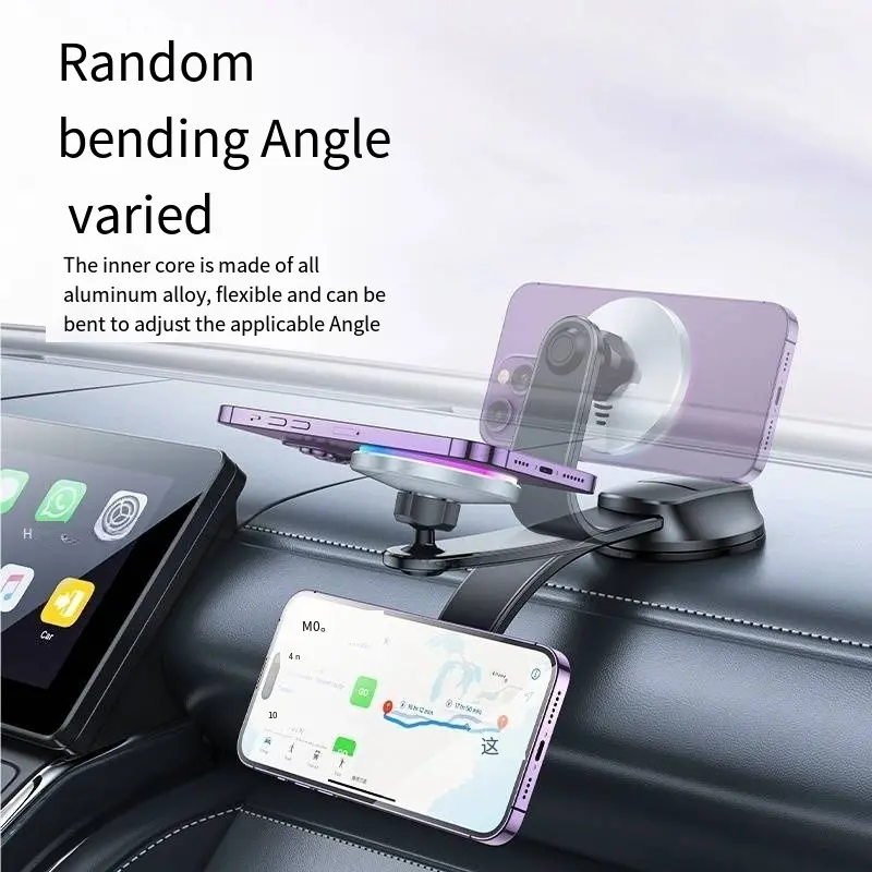 Wholesale Car Magsafe Magnetic 15w Wireless Charging Phone Holder Car Navigation Suction Cup Phone Holder Wholesale Products, Service