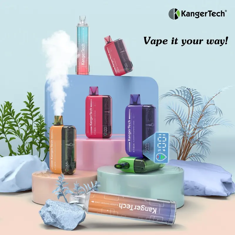 Famous KangerTech KT BOX Is A Disposable Electronic Cigarette, Intelligent Temperature Control Portable High Power Disposable Atomization Device Kit. Supplier, Factory