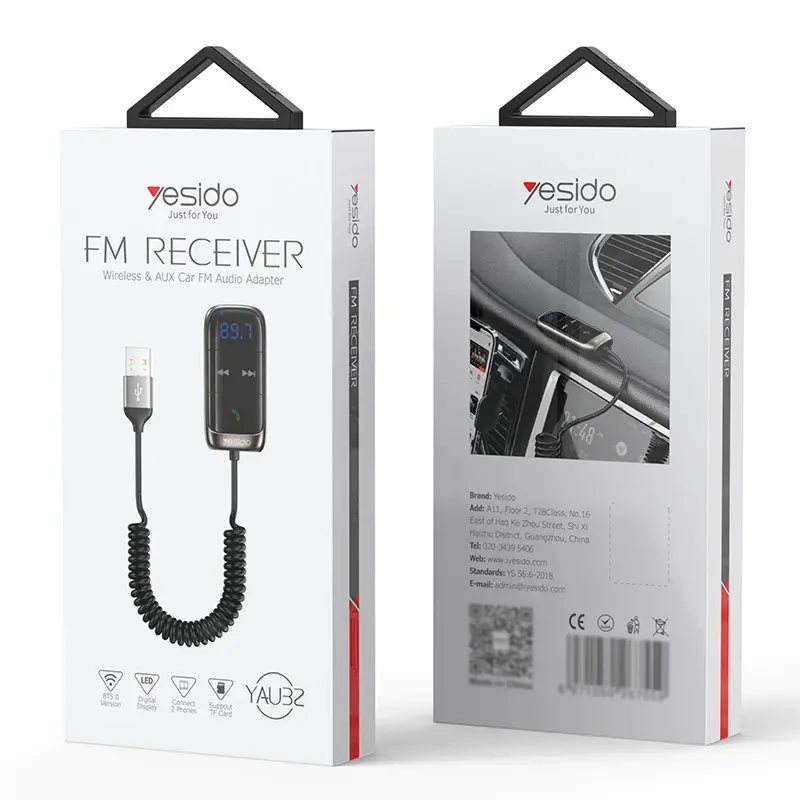 Custom Car Bluetooth Receiver with AUX, FM, TF Card & Hands-Free Call Manufacturers, Product