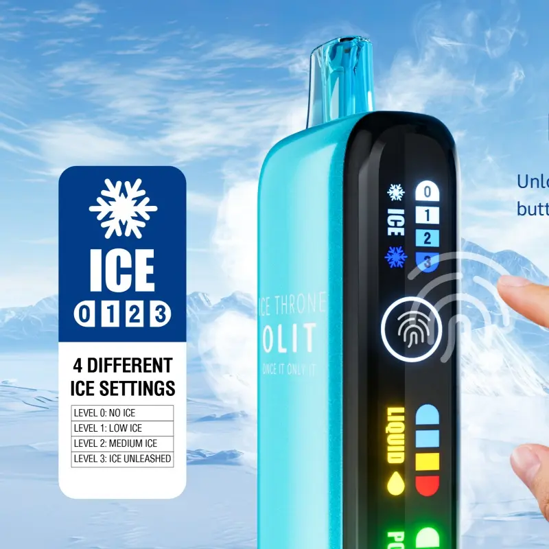 Famous ICE THRONE Ice Control Electronic Cigarette - Dual Coil Ice Atomization Customizable Flagship Model Supplier, Exporter