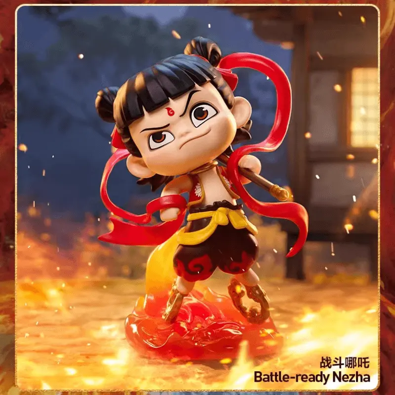 Best POPMART Ne Zha's Born to be Tied to the Sea Series Figurine Blind Case Supplier, Factory