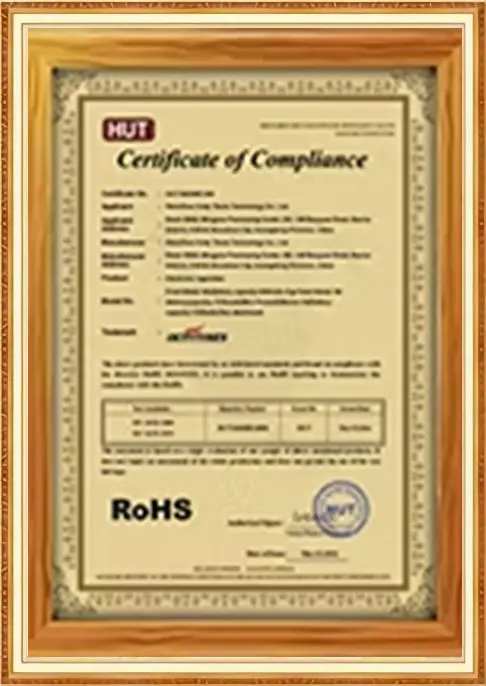 Quality Standard Certificate 5