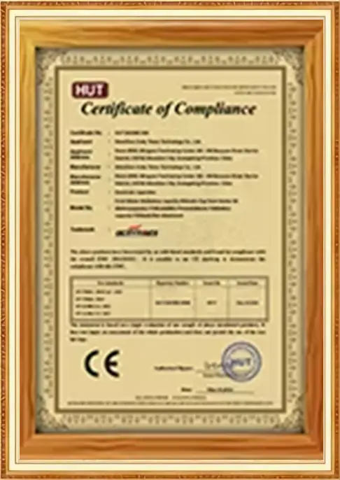 Quality Standard Certificate 1