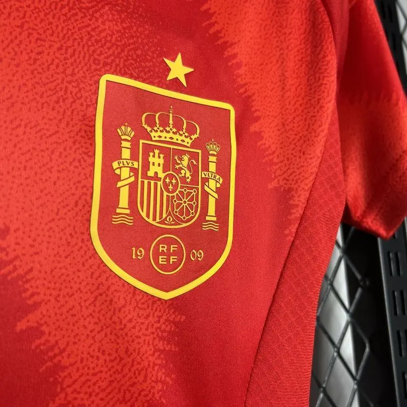 Custom 2024 Spain home woman jersey Manufacturer, Service