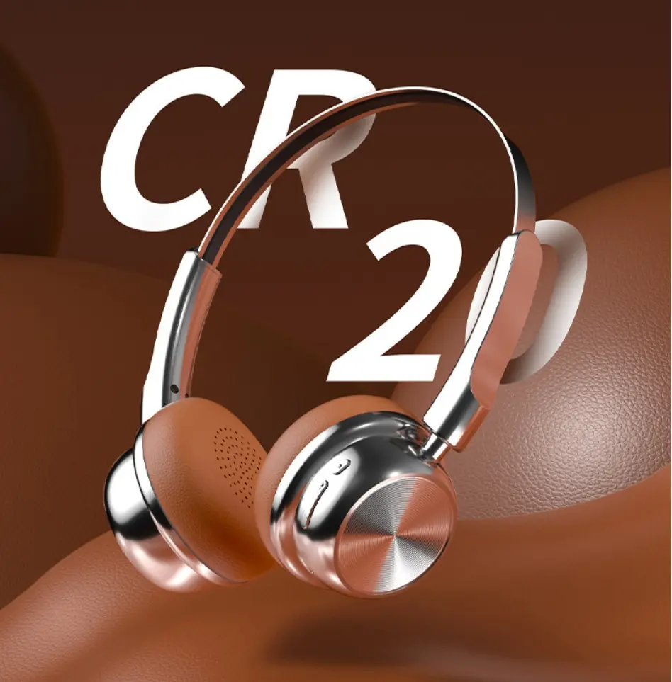 Famous 2025 CR-20 Retro Fashion Merad Metal Bluetooth Headset 5.4 Headphones with Ultra Long Battery Life Factories, Product
