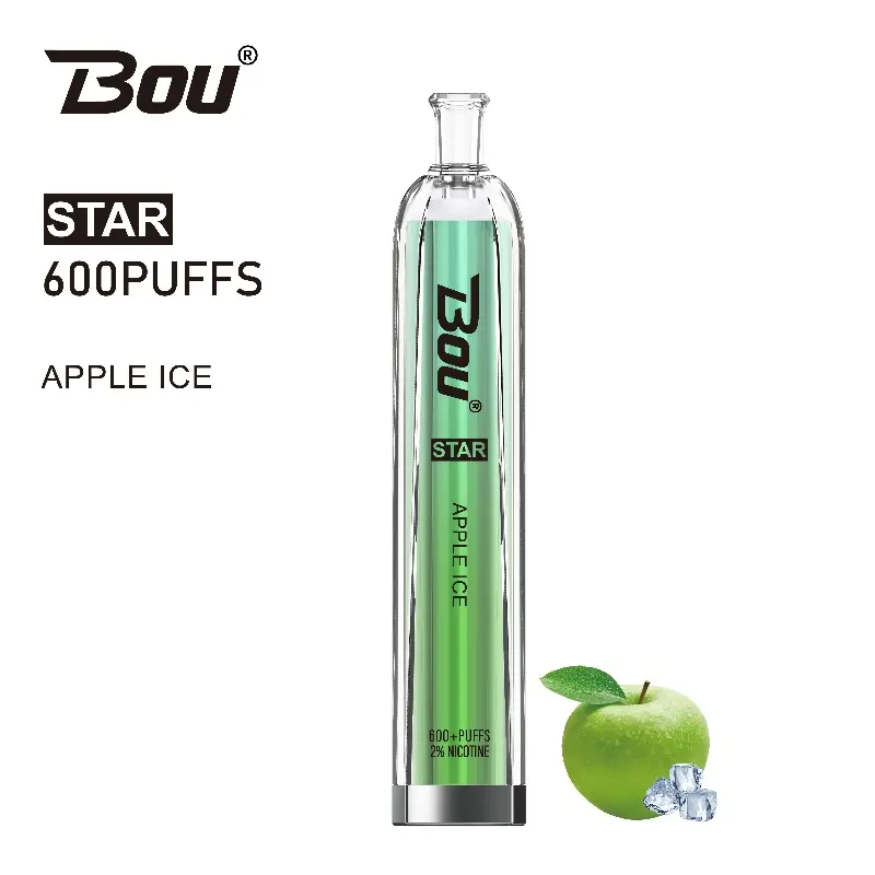 Custom BOU Star 600 Puffs - Trendy Disposable Vape for You! Factory, Product