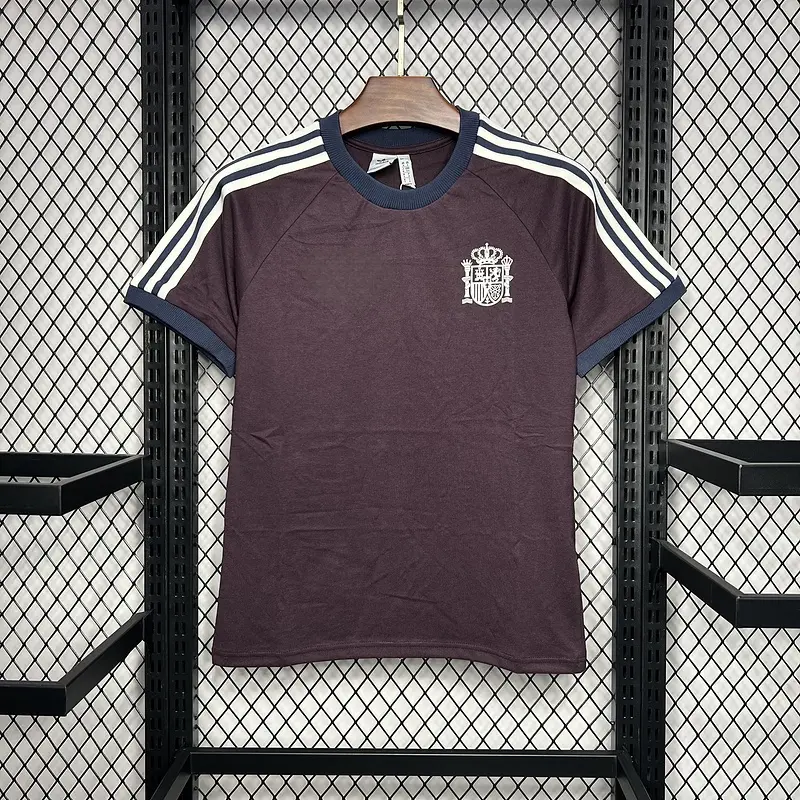 Best Spain 2024/25 Euro Retro style Jersey Exporter, Service
