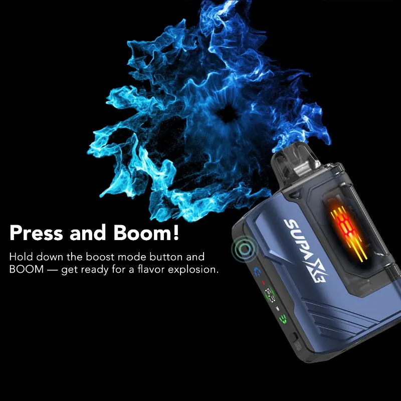Custom AKSO Supa X3 PRO 25000: Odorless, Efficient E-Cigarette Manufacturers, Factories