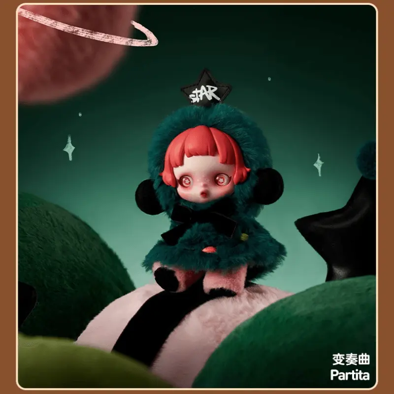Best POPMART Bubble Mart Θ SKULLPANDA Winter Music Series Plush Doll Gift Supplier, Factories