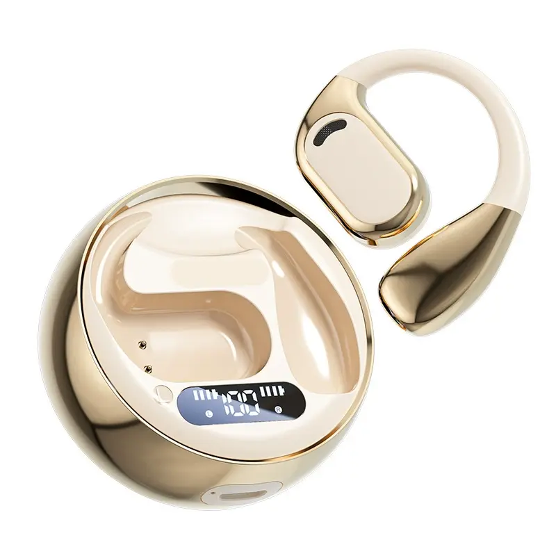 Wholesale M76 Open Wireless AI Translation Bluetooth Headset Gas Bone Conduction Hanging Ear Type Running Sports Special Headset 5.4 Factories, Exporters
