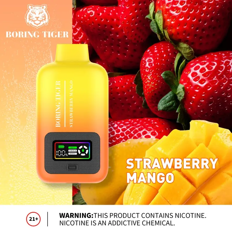 Wholesale Boring Tiger25000 Mesh Coil Disposable Vape with Type-C Charging Port | Ultimate Travel Companion for Extended Vaping Journeys Factories, Product