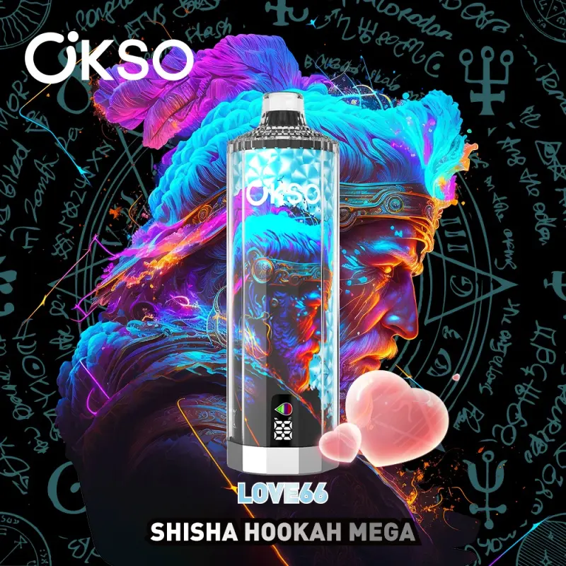 Famous New Wholesale OKSO Shisha Hookah Mega 50k Nightclub Party Hookah - 50,000 puffs Mega Smoke Cyberpunk Design Hipster Atmosphere Disposable Electronic Cigarette Product, Service
