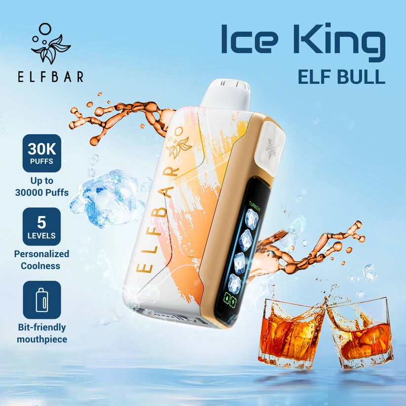 Wholesale ELF BAR ICE KING 30000 | Nicotine Replacement Therapy + Arctic Expedition Unplugged Eco-Friendly Nebulizer Signature Manufacturers, Factory