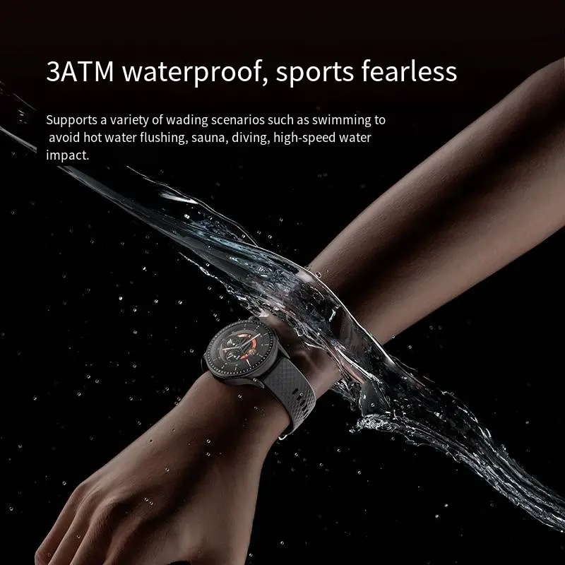 Best Round Screen Smartwatch GTR3 Sports Watch 3ATM Waterproof Heart Rate Monitoring Bracelet Flagship High Product, Products