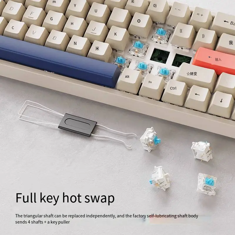 Wholesale Mechanical Keyboard And Mouse Set Wireless Bluetooth Wired 68 Keys For Office Game Computer Laptop