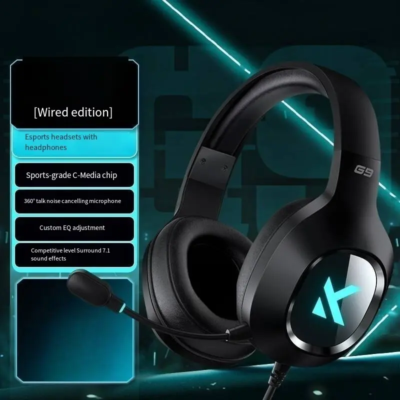 Best MCHOSE G9Pro Gaming Headset Headband Gaming PC Microphone 7.1 Channel Low Latency Headset Manufacturer, Factory