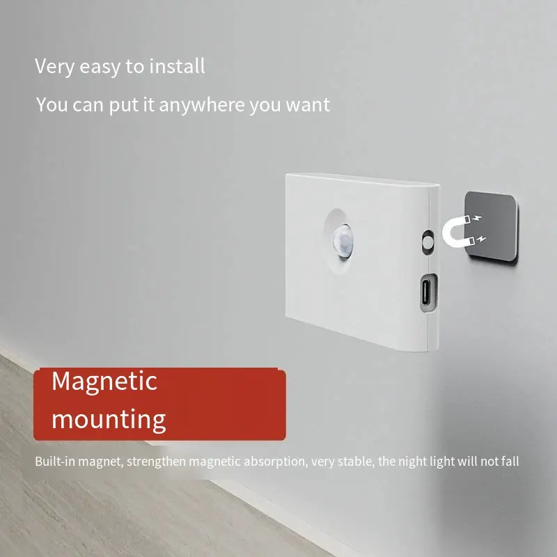 Best Automatic Night Light with Human Body Sensor - Magnetic Bedside Lamp Exporter, Product