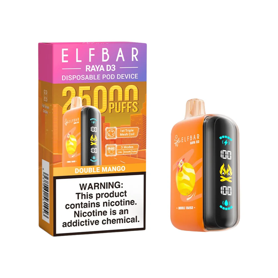 Custom ELF BAR RAYA D3 25000 | Rechargeable Disposable Vape, Travel Friendly Nicotine Replacement Suppliers, Product
